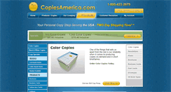 Desktop Screenshot of copiesamerica.com